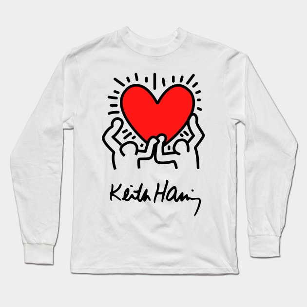 keith pain haring 2 Long Sleeve T-Shirt by Kieranstores@hotmail.com